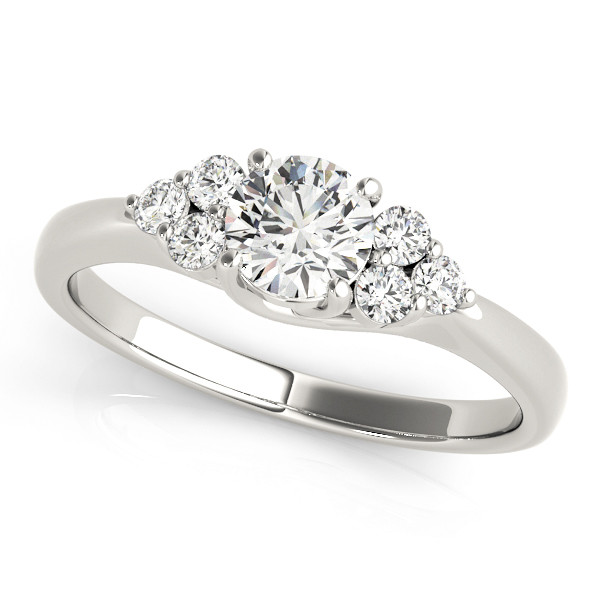 ENGAGEMENT RINGS CLUSTER SIDES