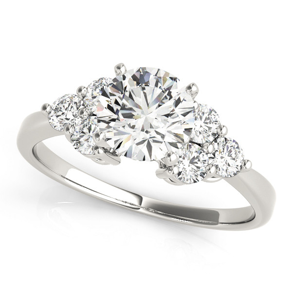 ENGAGEMENT RINGS CLUSTER SIDES