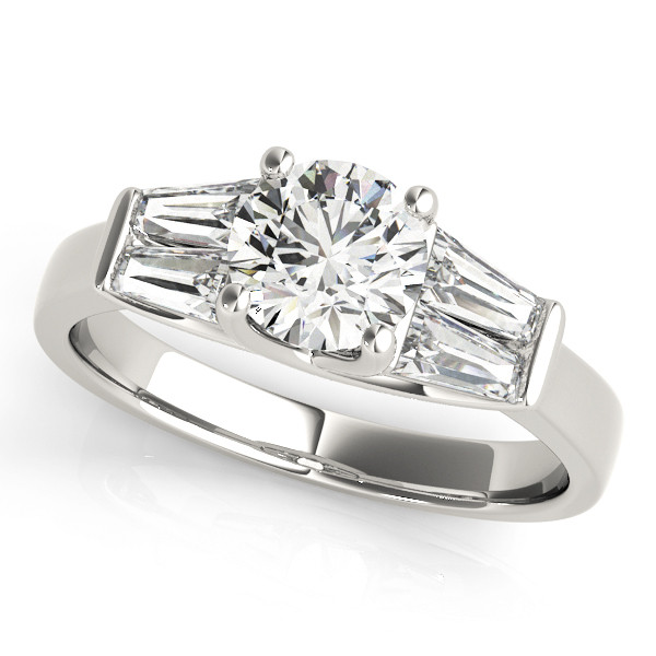 ENGAGEMENT RINGS FANCY SHAPE BAGUETTE REMOUNTS