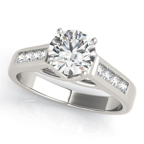 ENGAGEMENT RINGS SINGLE ROW CHANNEL SET