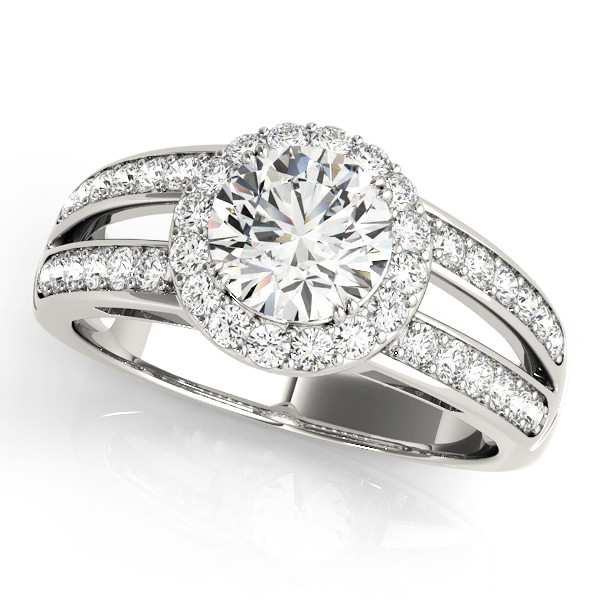 ENGAGEMENT RINGS HALO ROUND