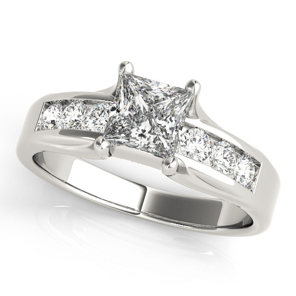 ENGAGEMENT RINGS SINGLE ROW CHANNEL SET