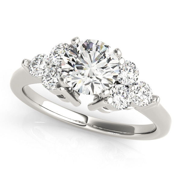 ENGAGEMENT RINGS CLUSTER SIDES