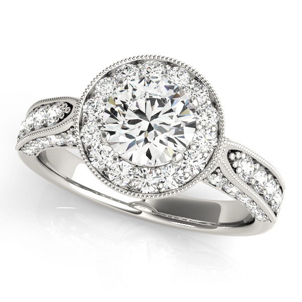 ENGAGEMENT RINGS HALO ROUND