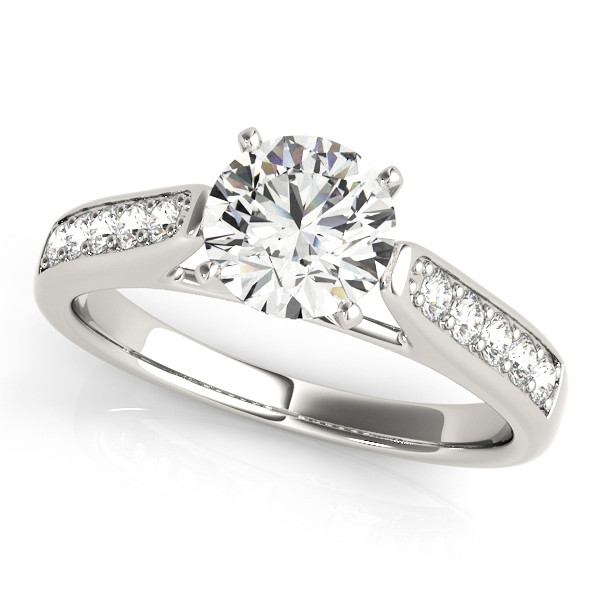ENGAGEMENT RINGS SINGLE ROW CHANNEL SET