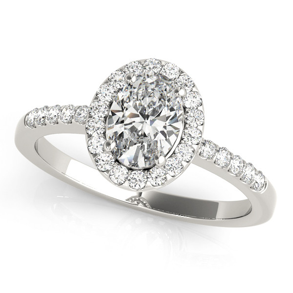 ENGAGEMENT RINGS HALO OVAL