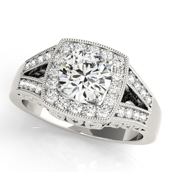 ENGAGEMENT RINGS HALO ROUND
