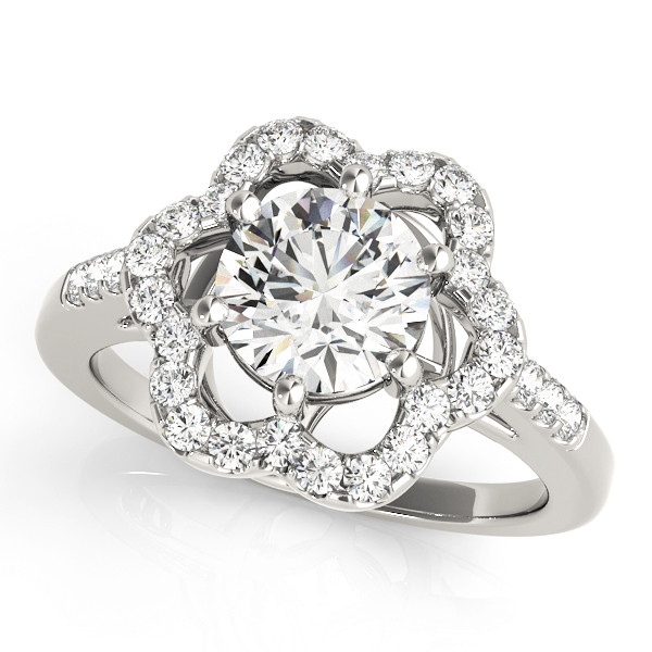 ENGAGEMENT RINGS HALO ROUND