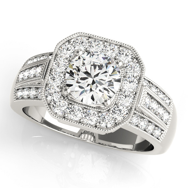 ENGAGEMENT RINGS HALO ROUND