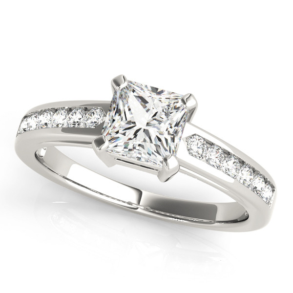 ENGAGEMENT RINGS SINGLE ROW CHANNEL SET
