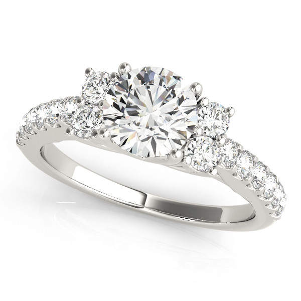 ENGAGEMENT RINGS CLUSTER SIDES