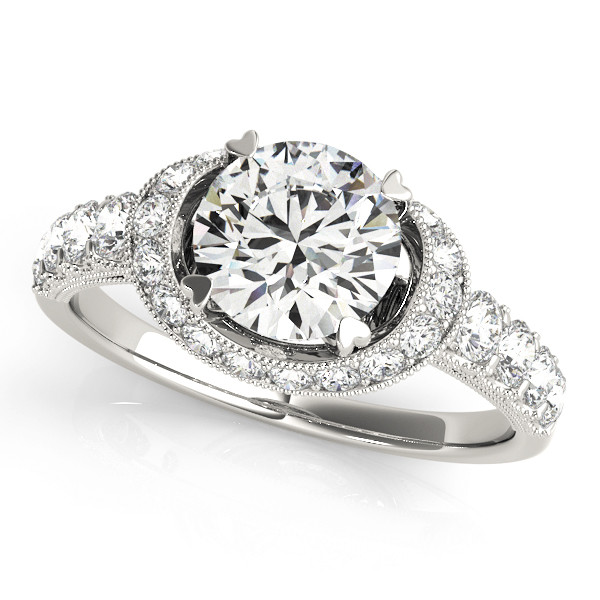 ENGAGEMENT RINGS HALO ROUND