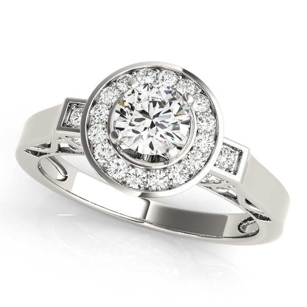 ENGAGEMENT RINGS HALO ROUND