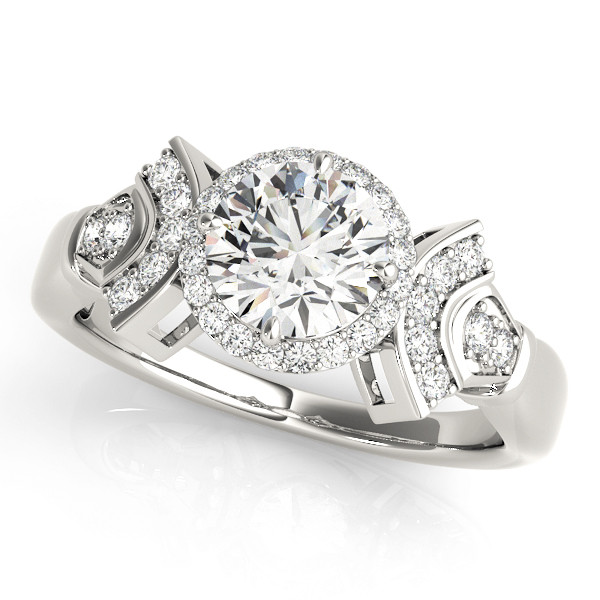 ENGAGEMENT RINGS HALO ROUND