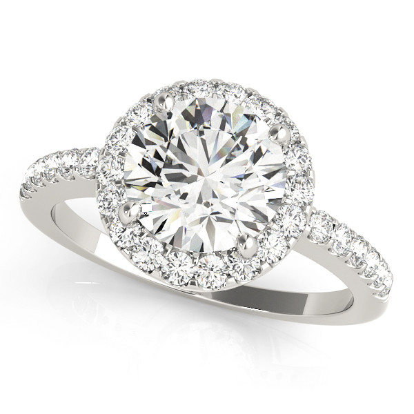 ENGAGEMENT RINGS HALO ROUND