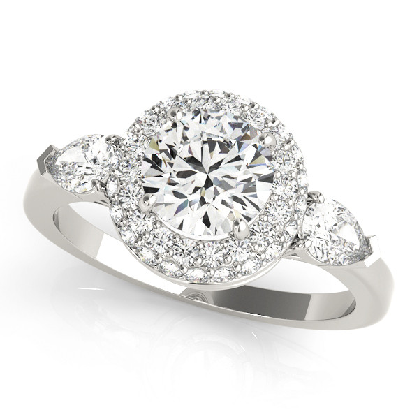 ENGAGEMENT RINGS HALO ROUND