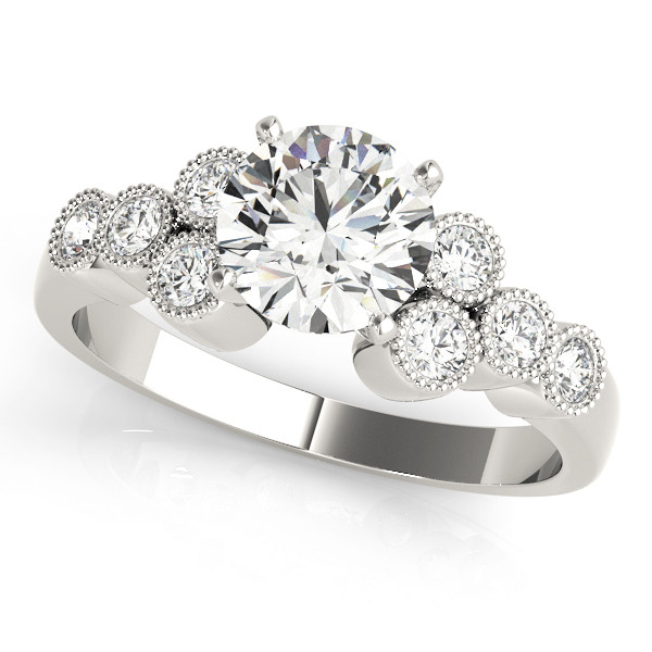ENGAGEMENT RINGS CLUSTER SIDES