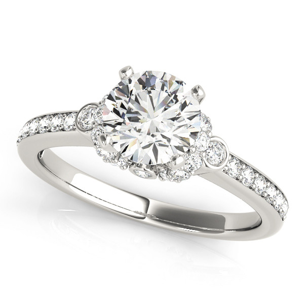 ENGAGEMENT RINGS CLUSTER SIDES