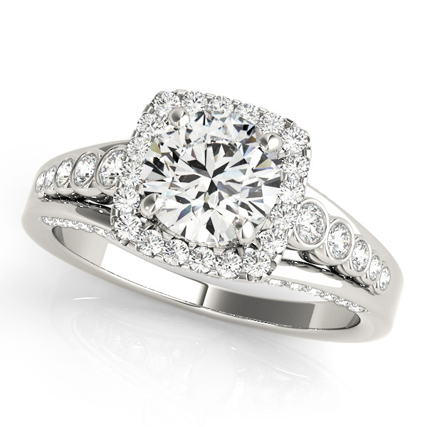 ENGAGEMENT RINGS HALO ROUND