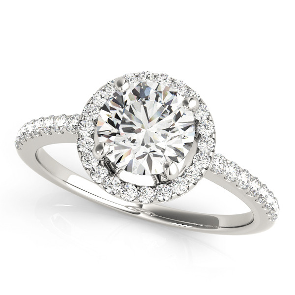 ENGAGEMENT RINGS HALO ROUND