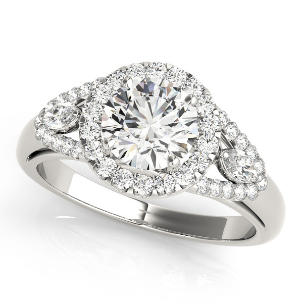 ENGAGEMENT RINGS HALO ROUND