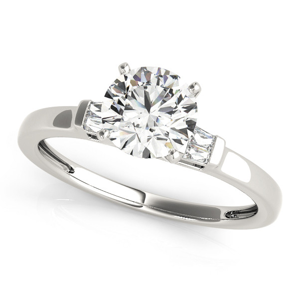 ENGAGEMENT RINGS FANCY SHAPE BAGUETTE REMOUNTS