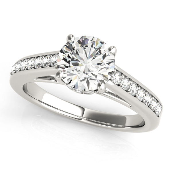 ENGAGEMENT RINGS SINGLE ROW PRONG SET