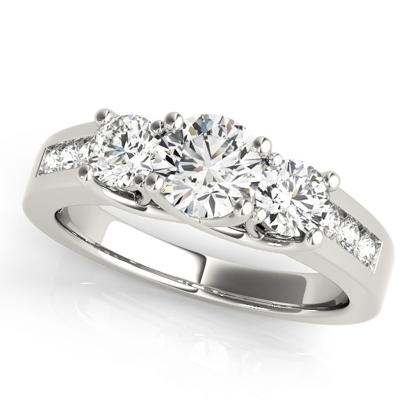 3 STONE PLUS ENGAGEMENT RING