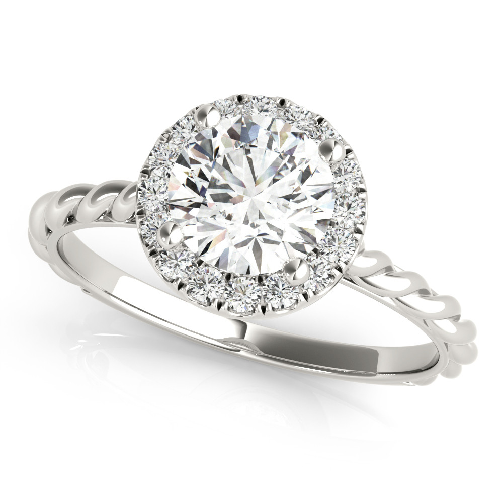 ENGAGEMENT RINGS ROUND CENTER