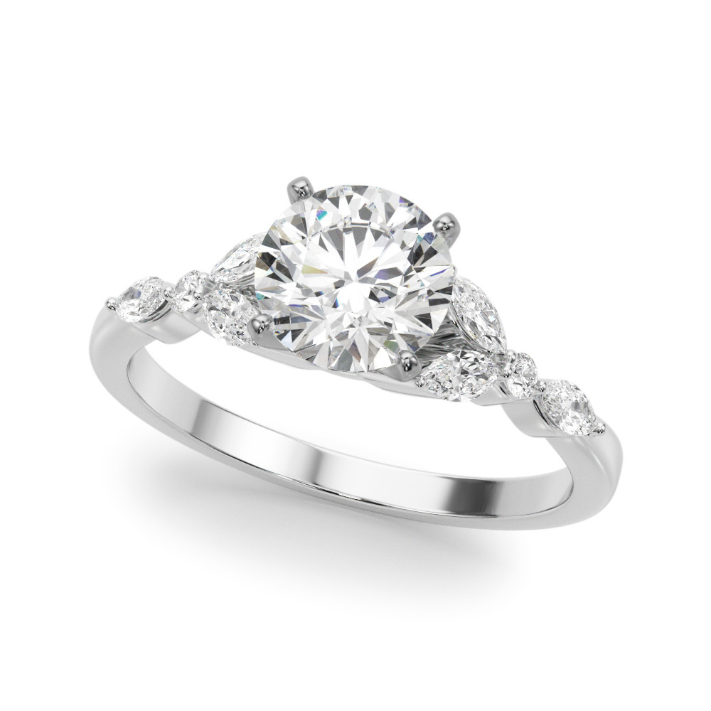 MARQUISE & ROUND ENGAGEMENT RING