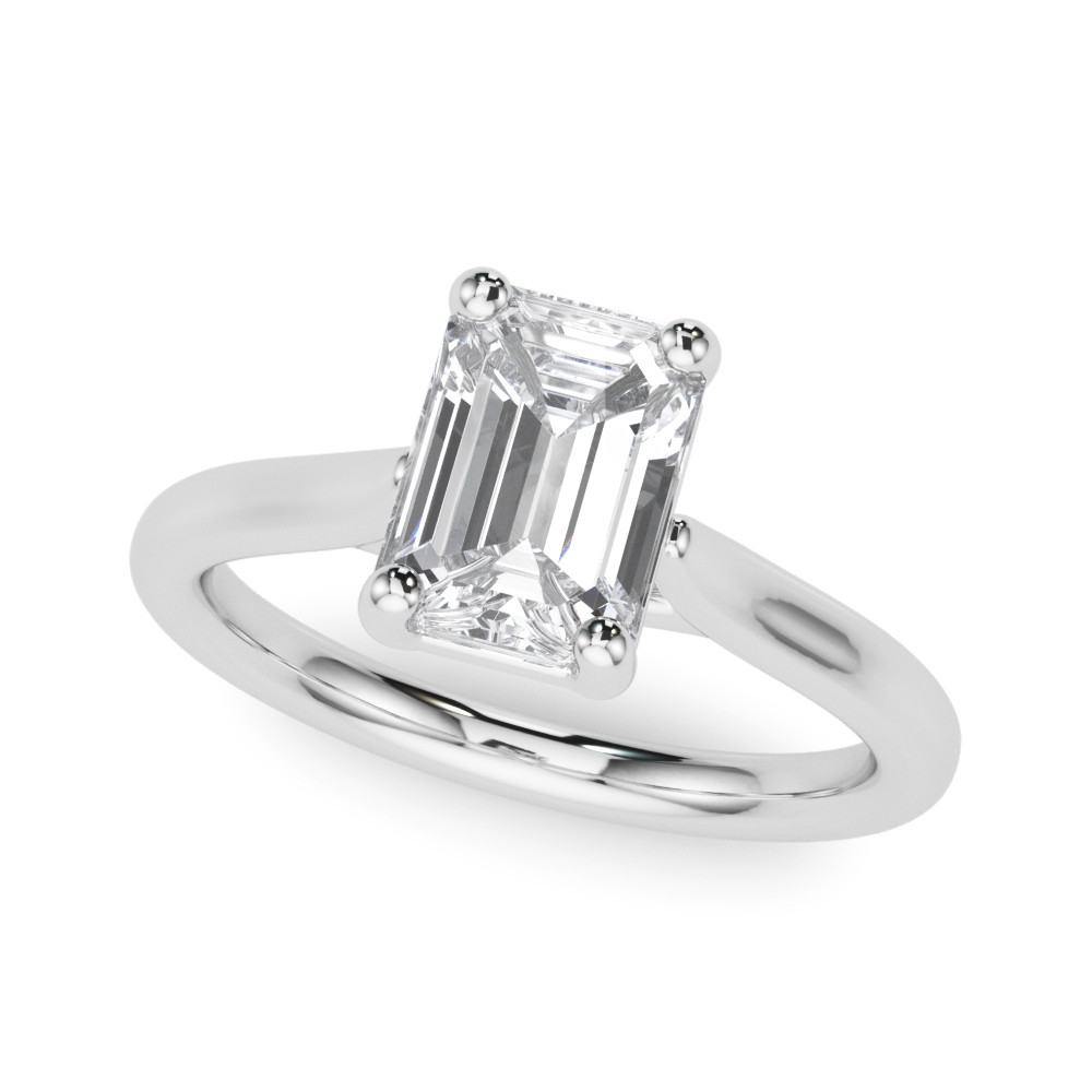 SOLITAIRE EMERALD CUT