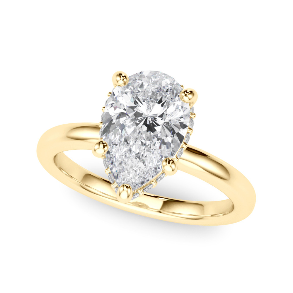 ENGAGEMENT RINGS PEAR HALO