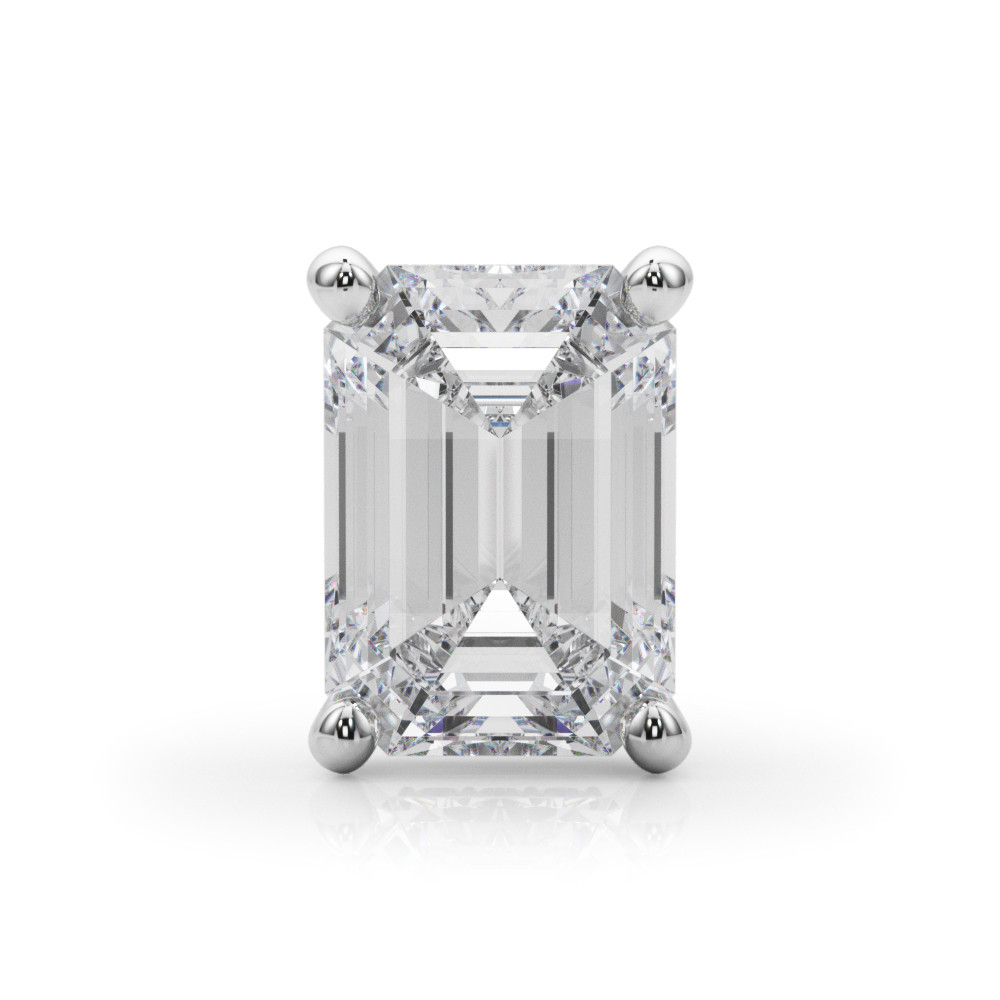 HIDDEN HALO EMERALD CUT HEAD