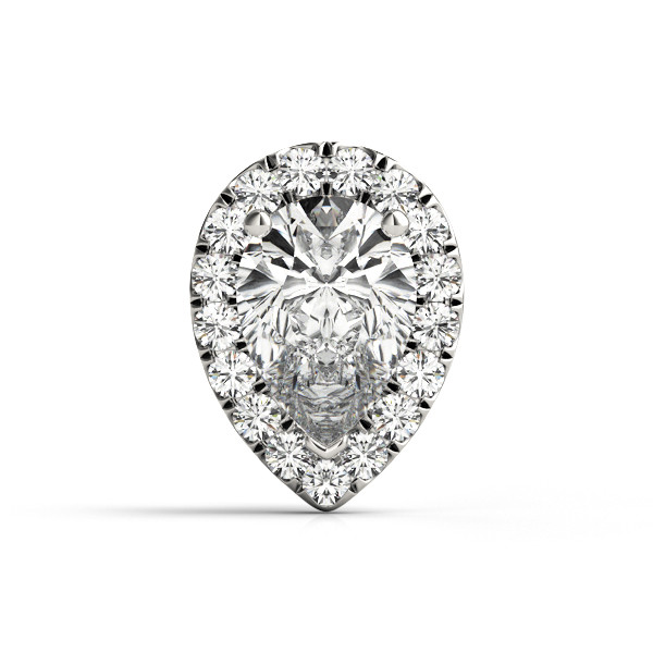 Hidden Halo Pear Shape