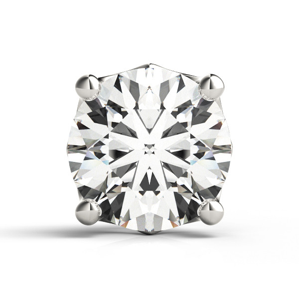 4 PRONG ROUND HEART ACCENT