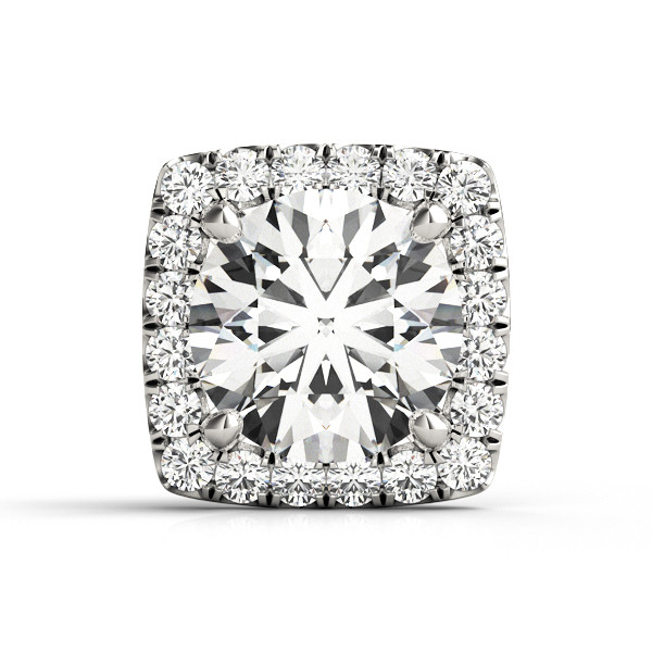 ROUND CENTER; CUSHION HALO