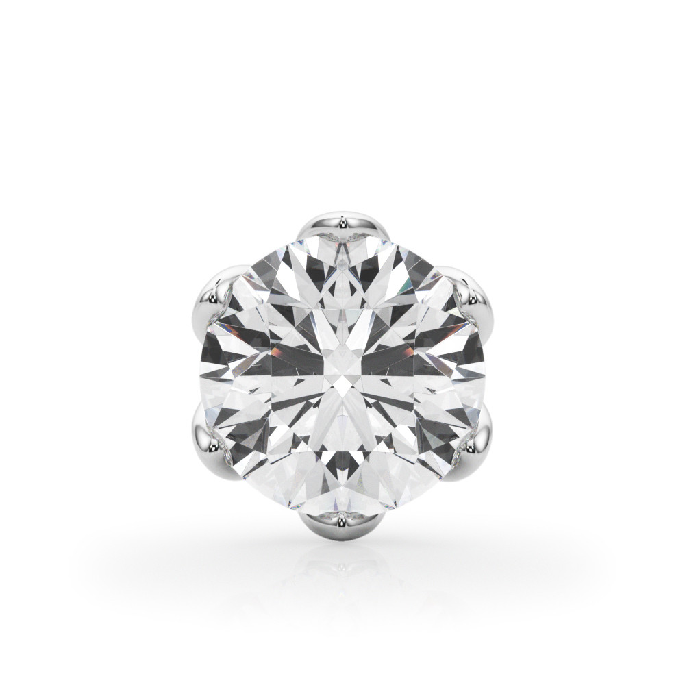6 PRONG ROUND LEAF HEAD