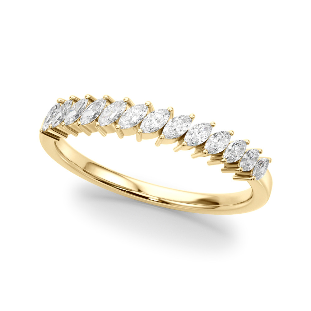 LAB GROWN DIAMOND BAND MARQUISE