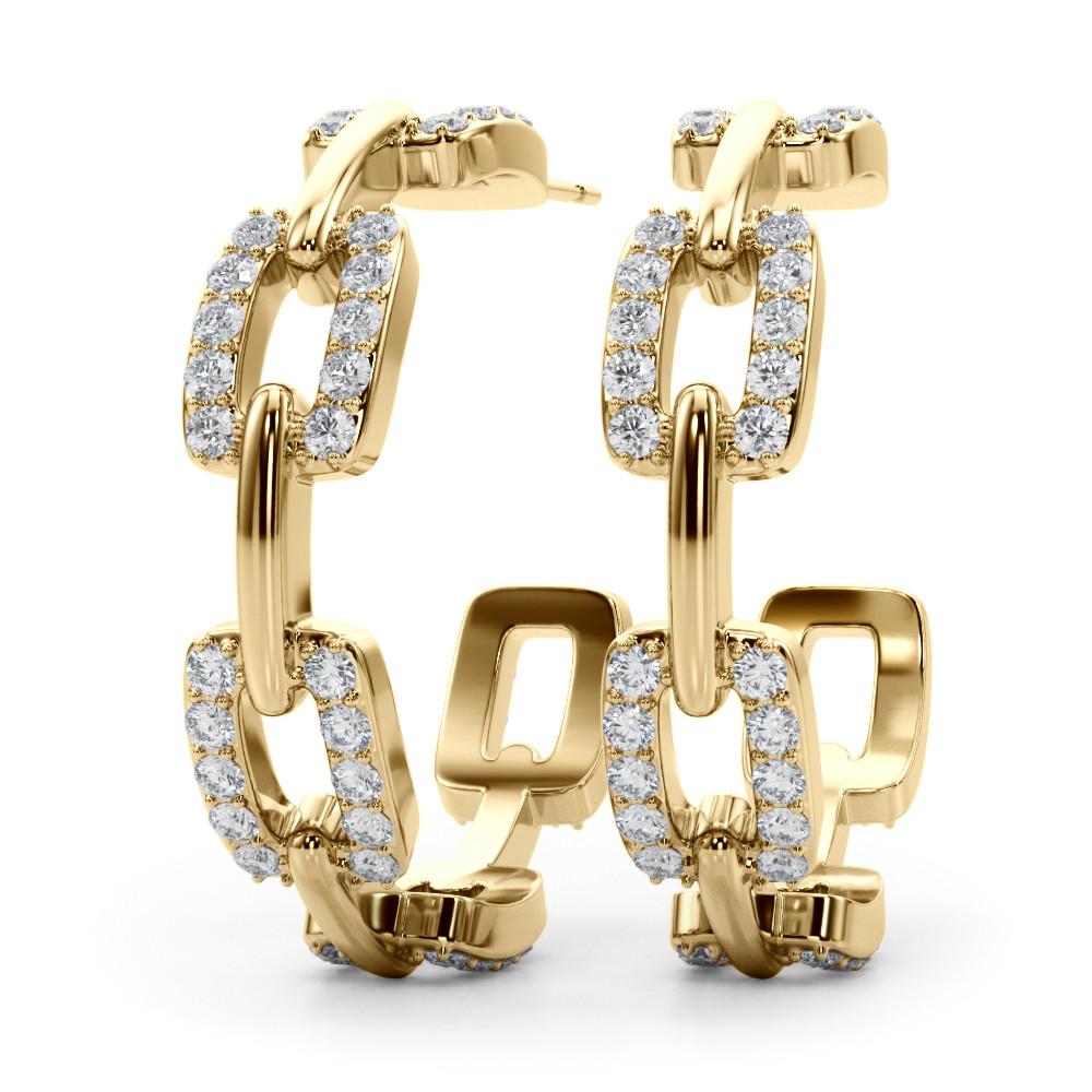LAB GROWN DIAMOND FASHION EARRINGS