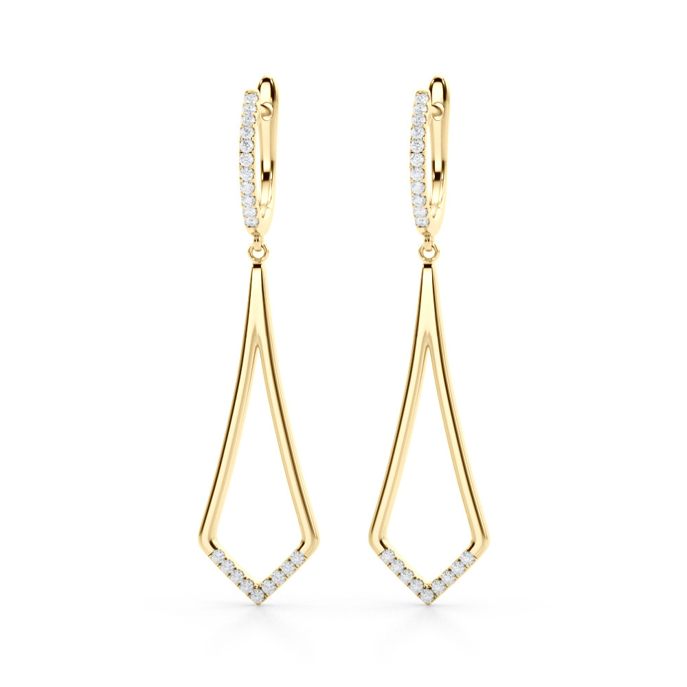 LAB GROWN DIAMOND FASHION EARRINGS