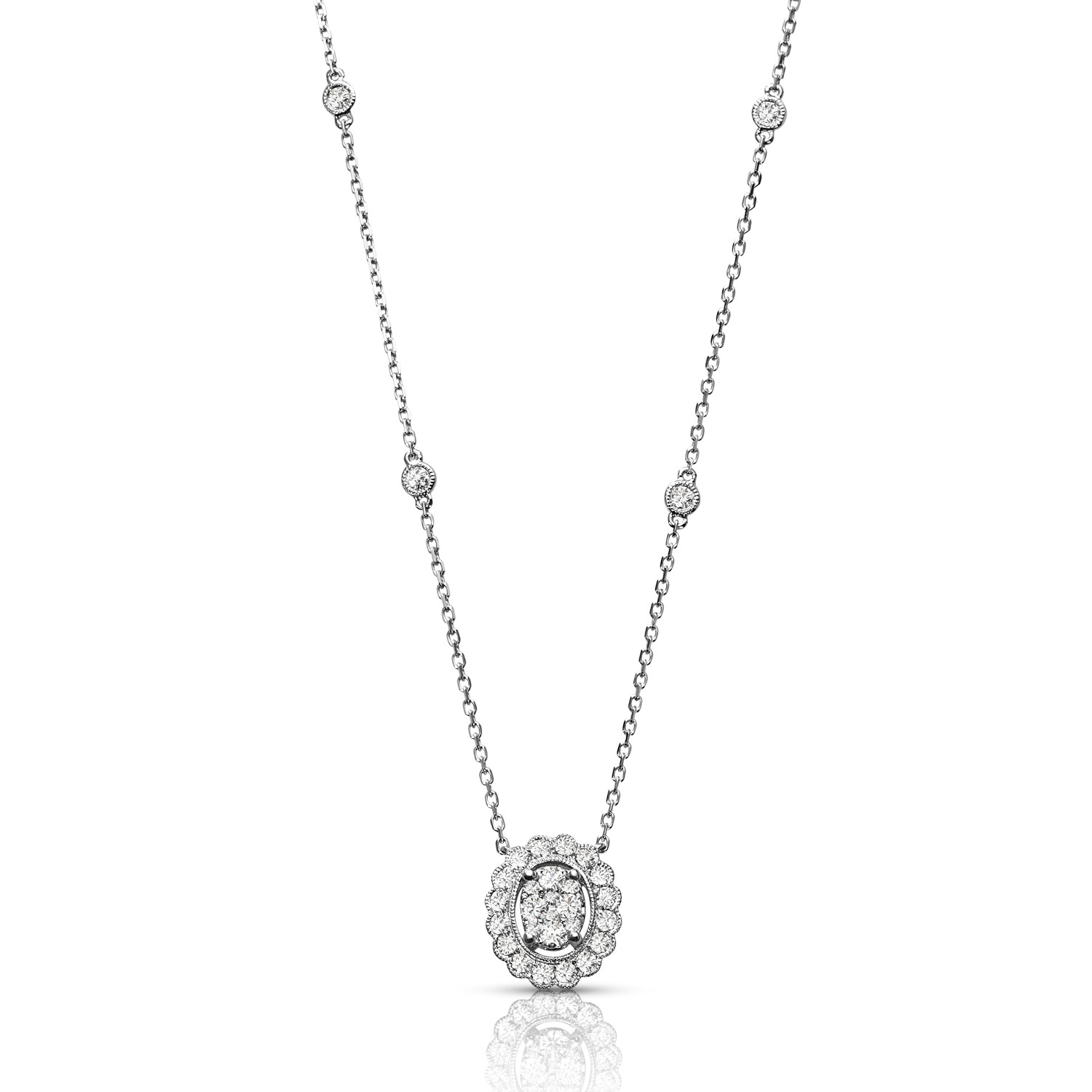 14KT DIAMOND NECKLACE