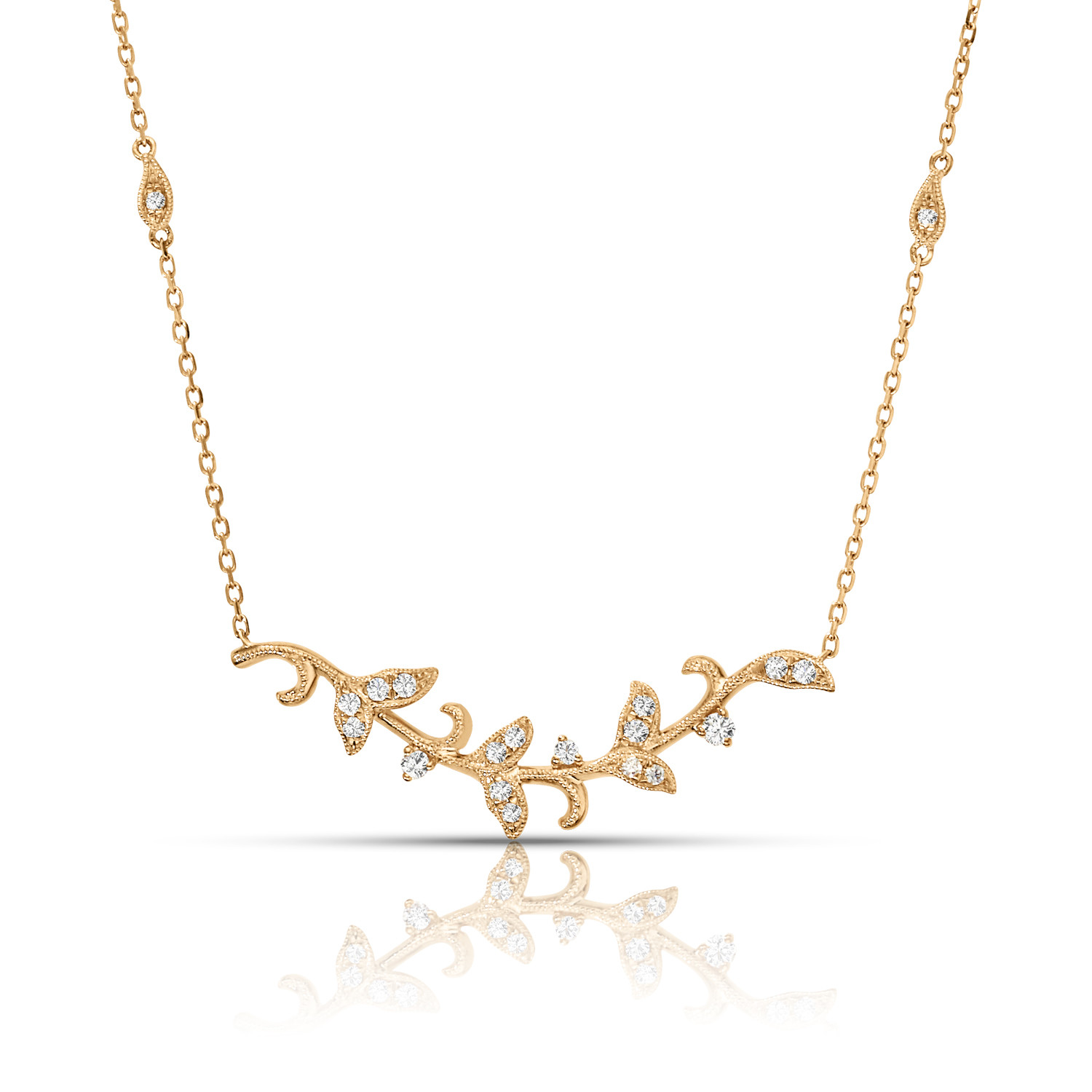 14KT DIAMOND NECKLACE