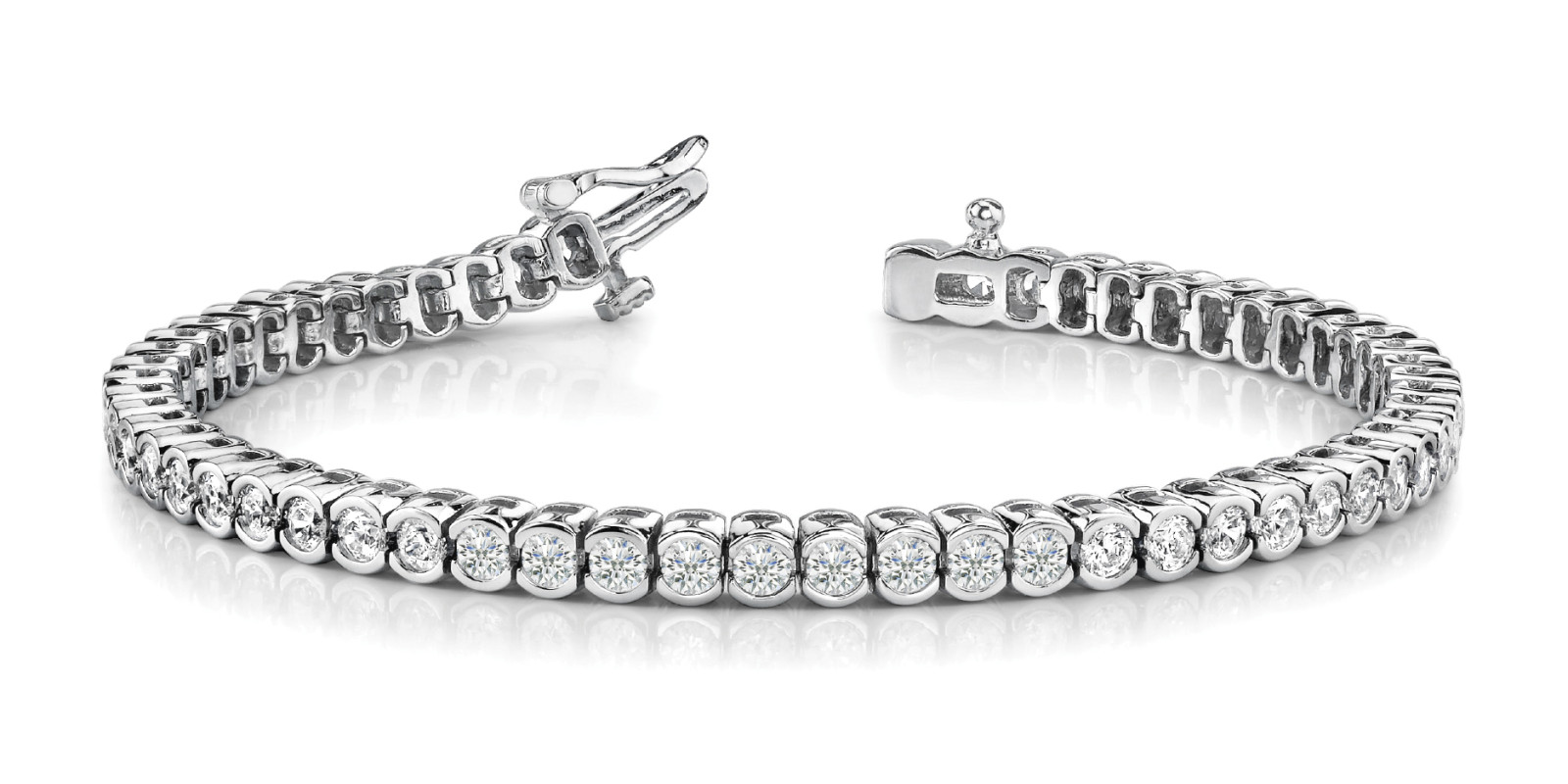 Bracelet In Line Bezel Set