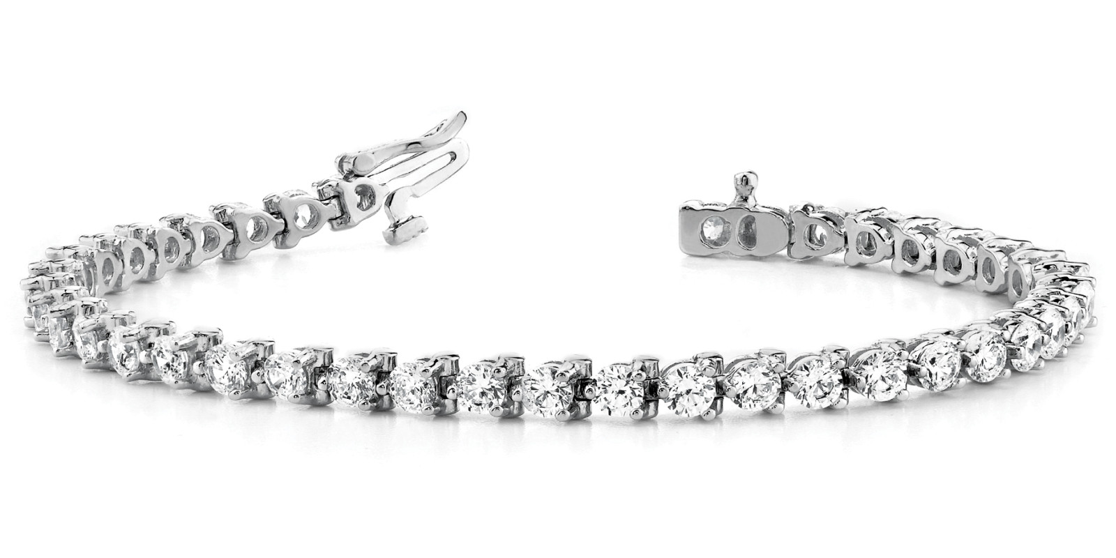 Bracelet In Line Prong Set