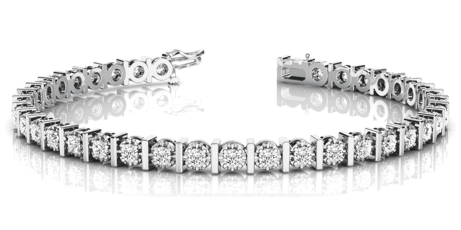 Bracelet In Line Bar Set