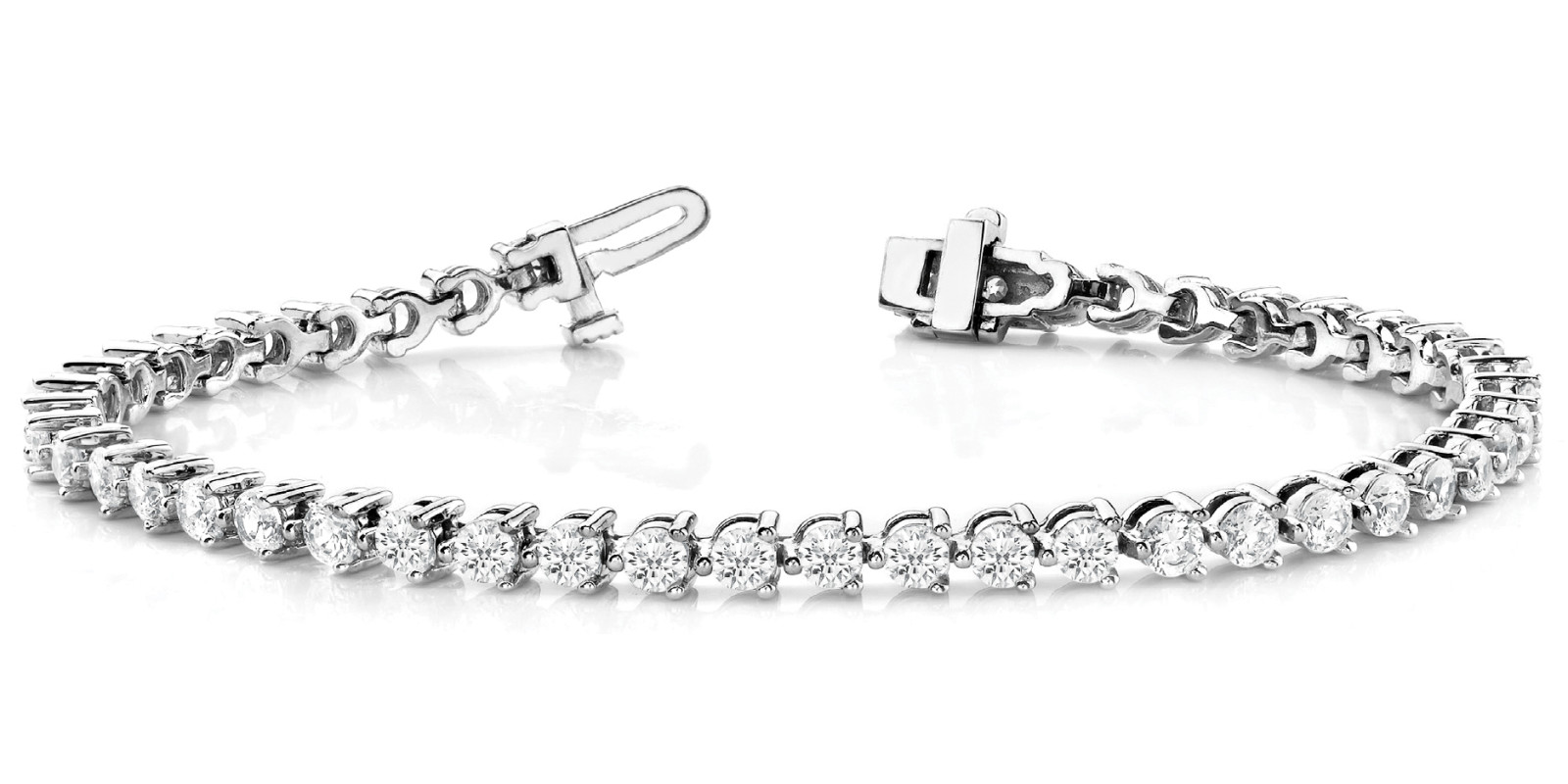 Bracelet In Line  Prong Set