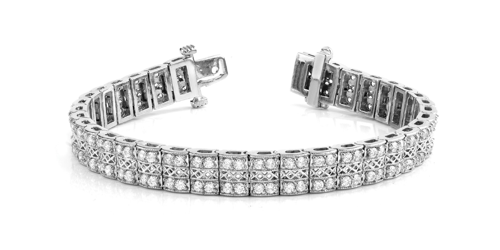 Bracelet In Line Multi Row
