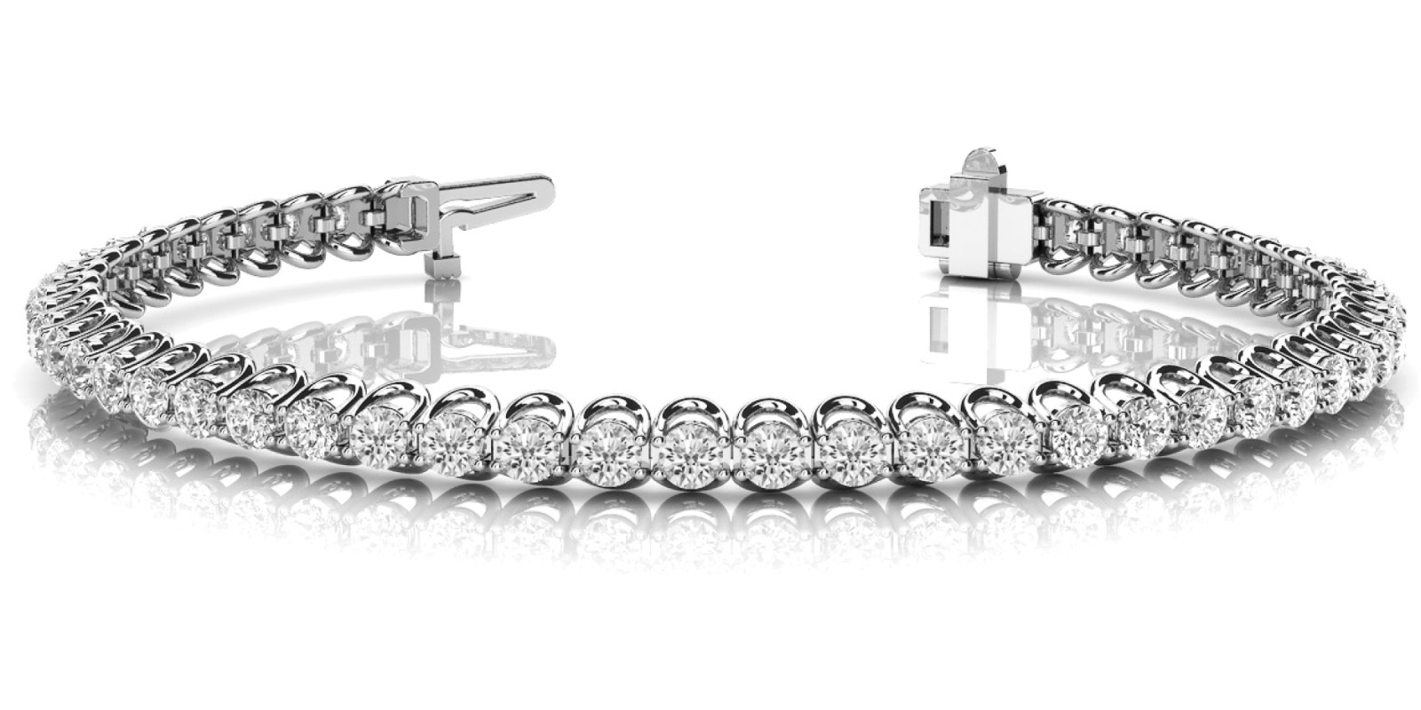 Bracelet In Line Prong Set
