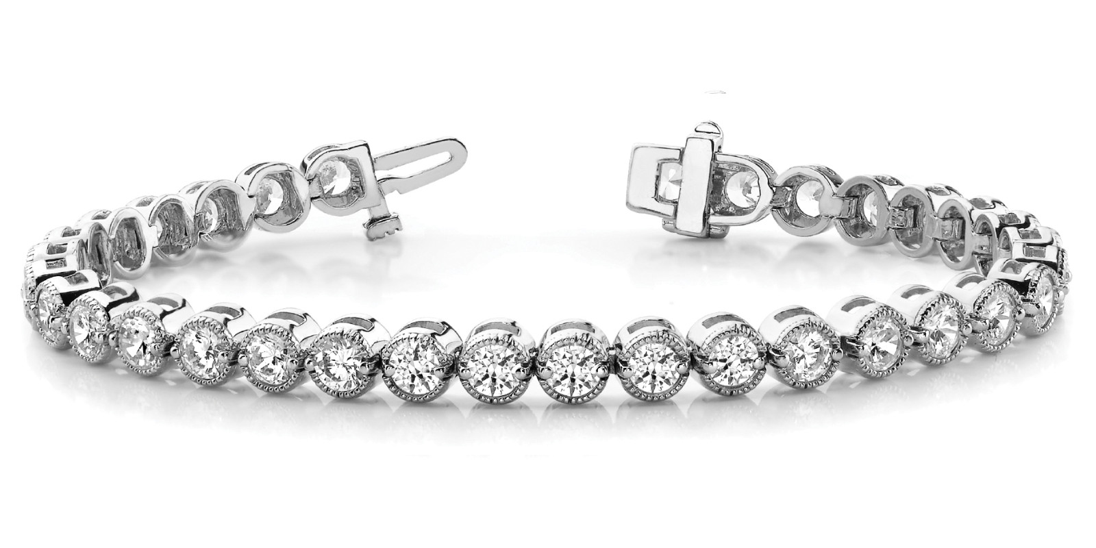 Bracelet In Line Prong Set