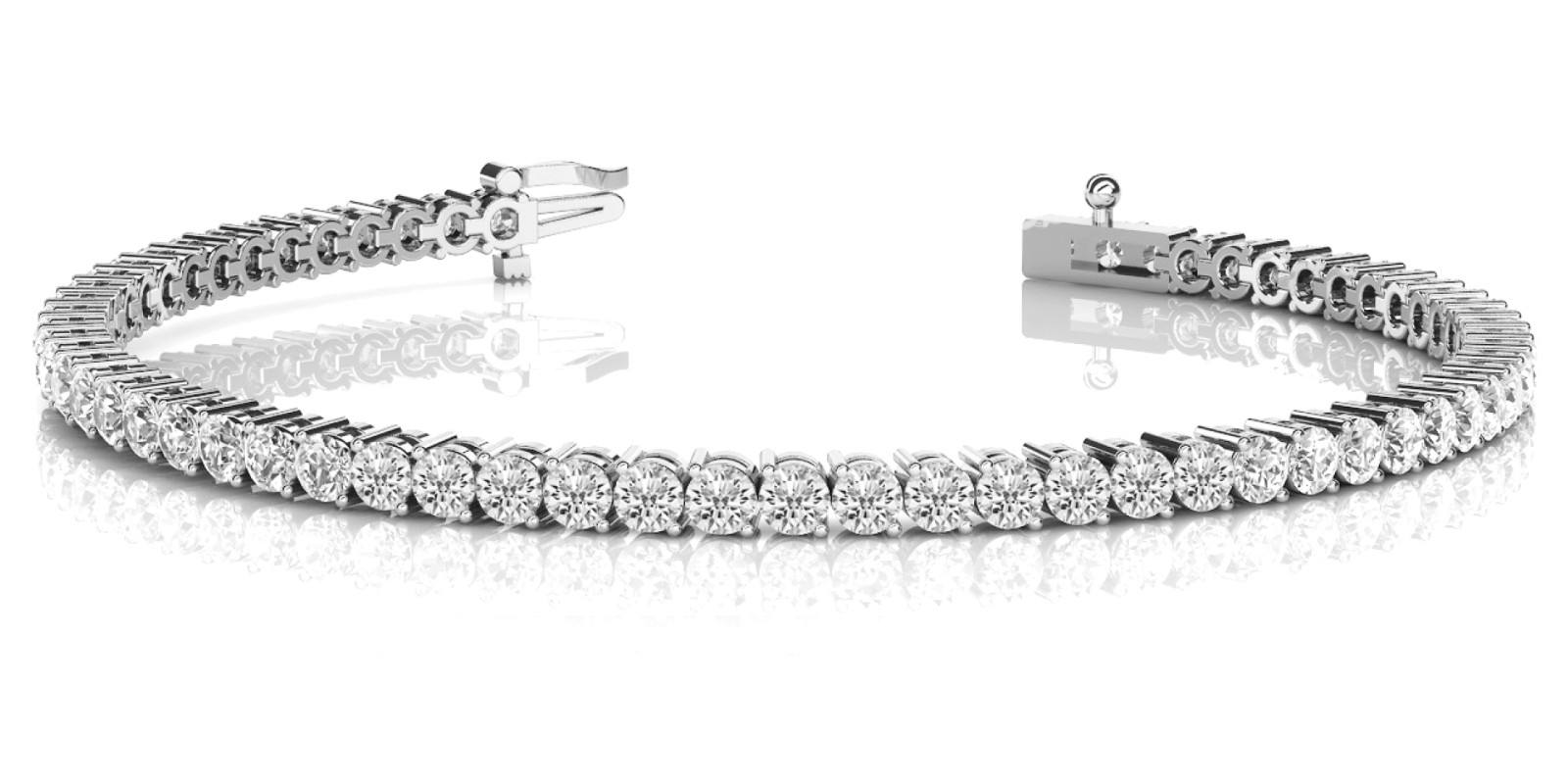 Bracelet In Line Prong Set